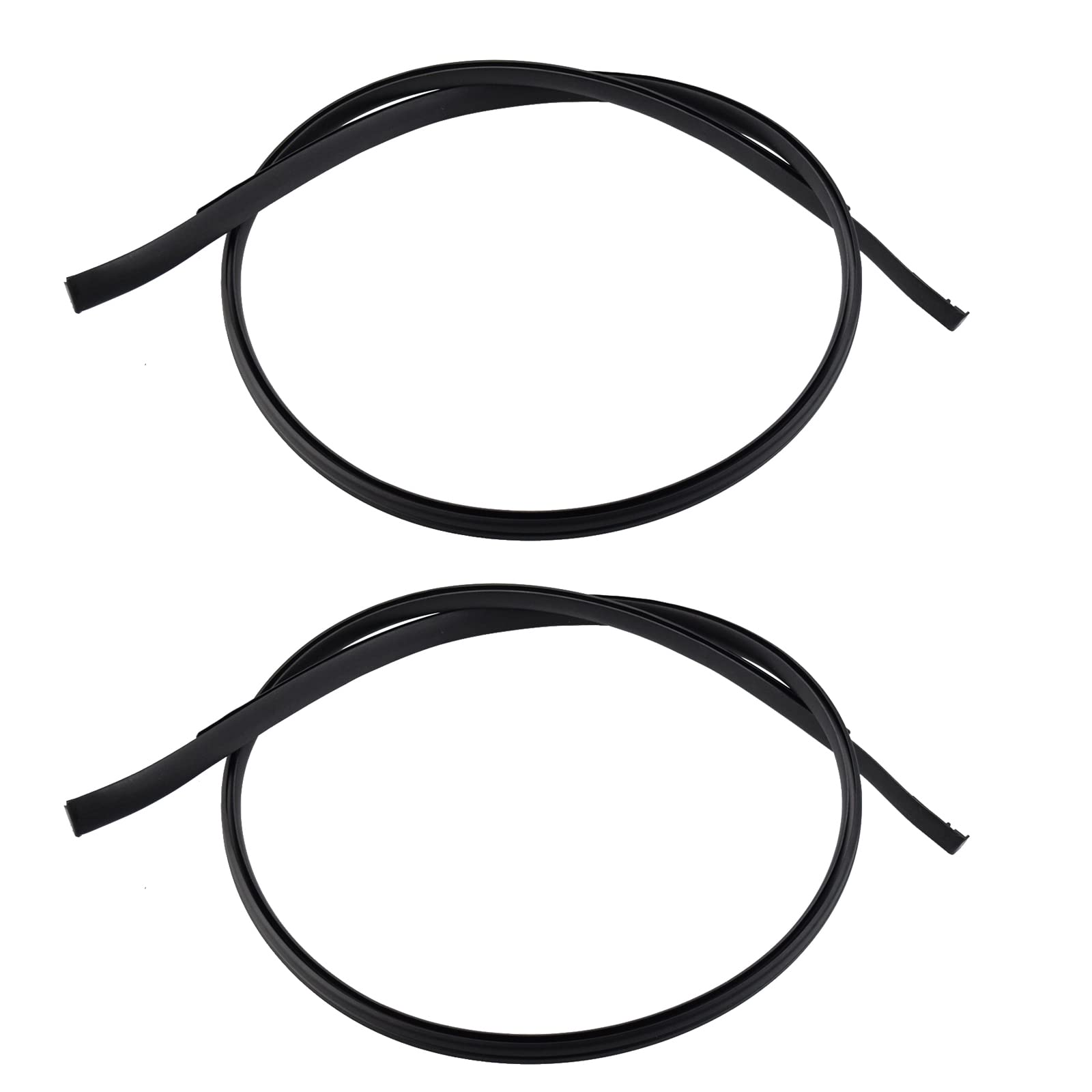 2 Pcs Black Roof Trim Molding Kit For Toyota Corolla 2009-2013